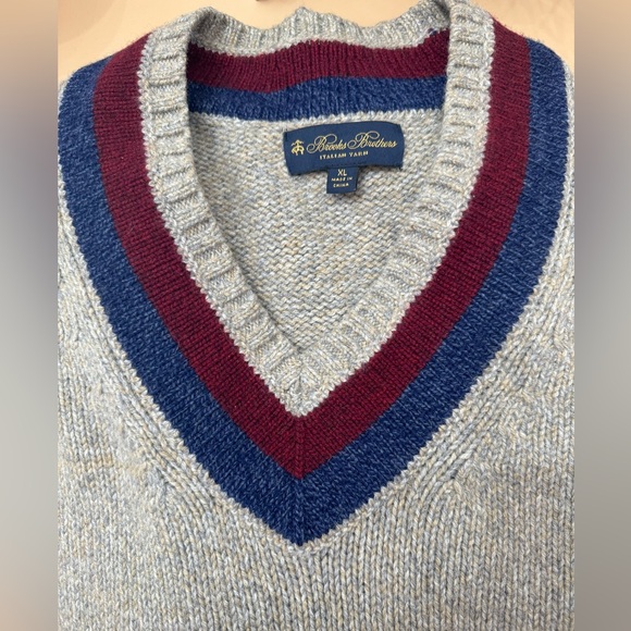Brooks Brothers Alpaca Blend Tennis Sweater Size XL - Picture 6 of 6